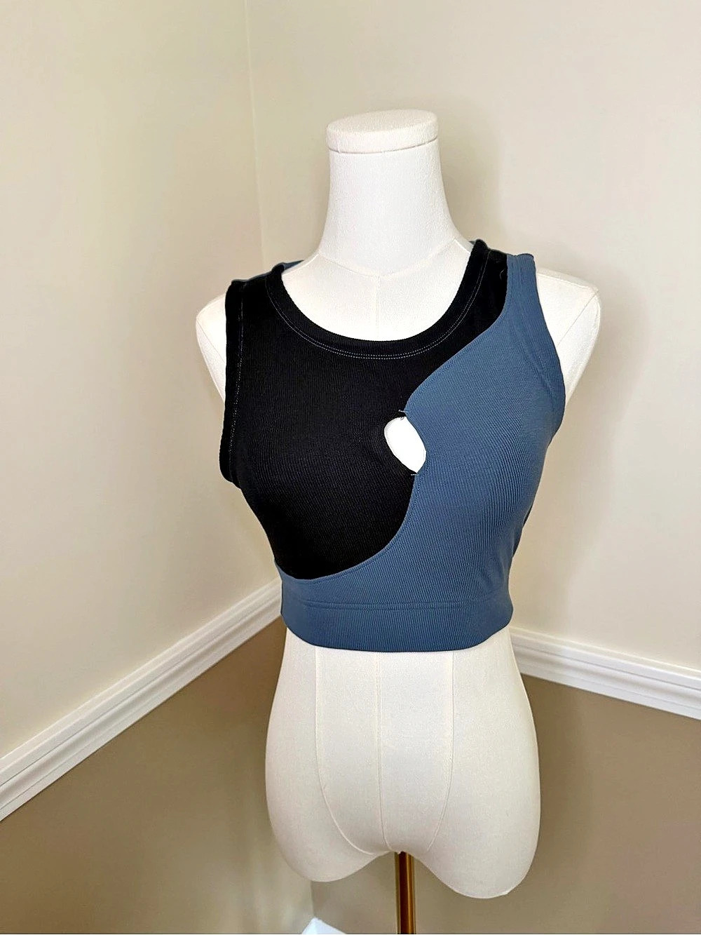 Puma x Maggie Stephenson Crop Tank Color Block Small